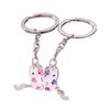 2 Pieces Cute Animal Keychain Set Magnetic Keychains Alloy Material Fashion Bag Pendant Trendy Bag Charm for Kids Girls