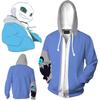 Felpa con cappuccio e giacca Cosplay 3D di Undertale Sans Design Morbido e Confortevole Per Tutti