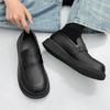 Thick-soled small leather shoes New single shoes in spring and summer Soft-soled low heels
