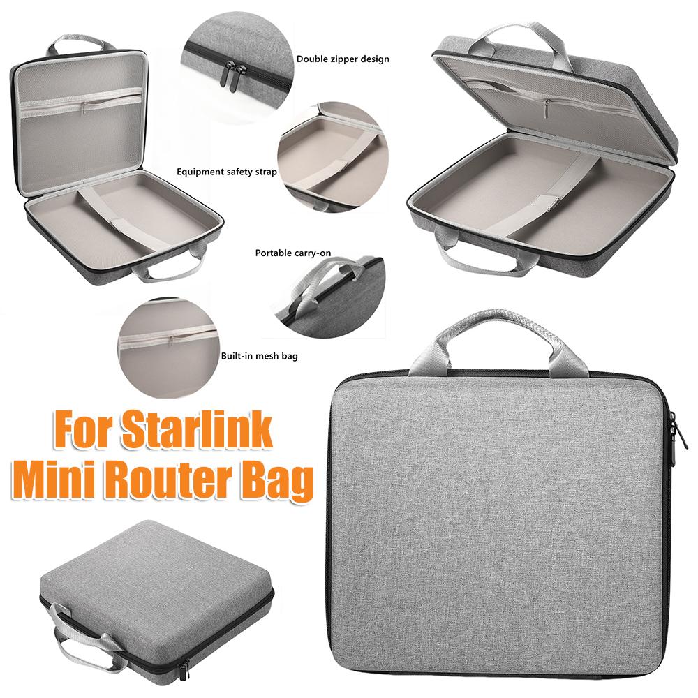 For Starlink Mini Accseeory Router Storage Box Shockproof Portable Router Protection Box Satellite Receiver Protective Bag Gift