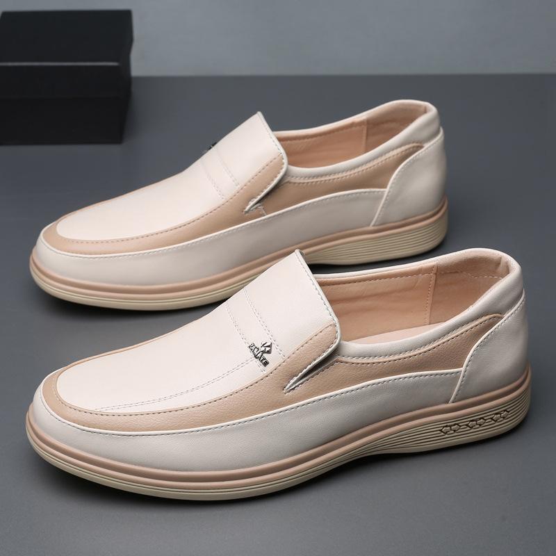 Men's Breathable Leather Business Casual Formal Shoes Trendy Comfortable Wear-resistant Youth Modelmen's Business Leather Shoes