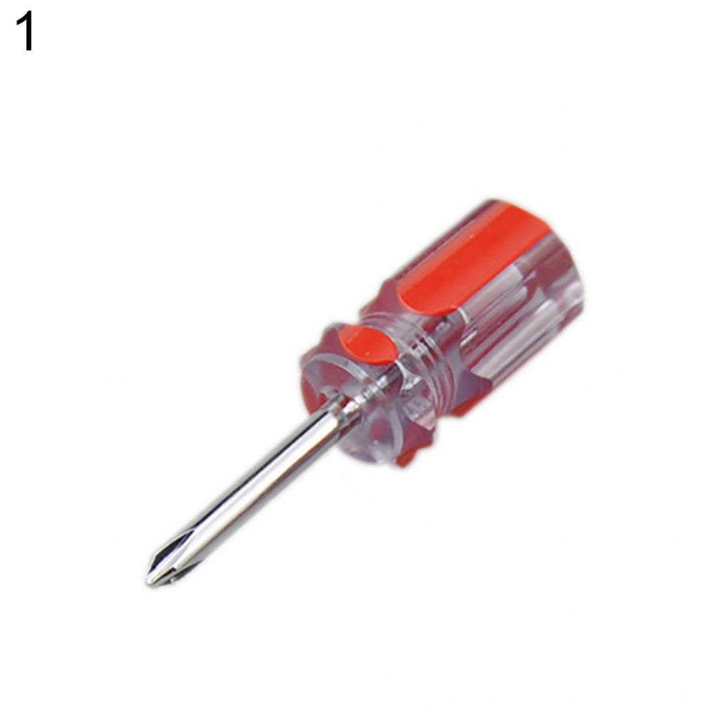 Mini Bidirectional Interchangeable Head Screwdriver Flat Tip Repair Tools