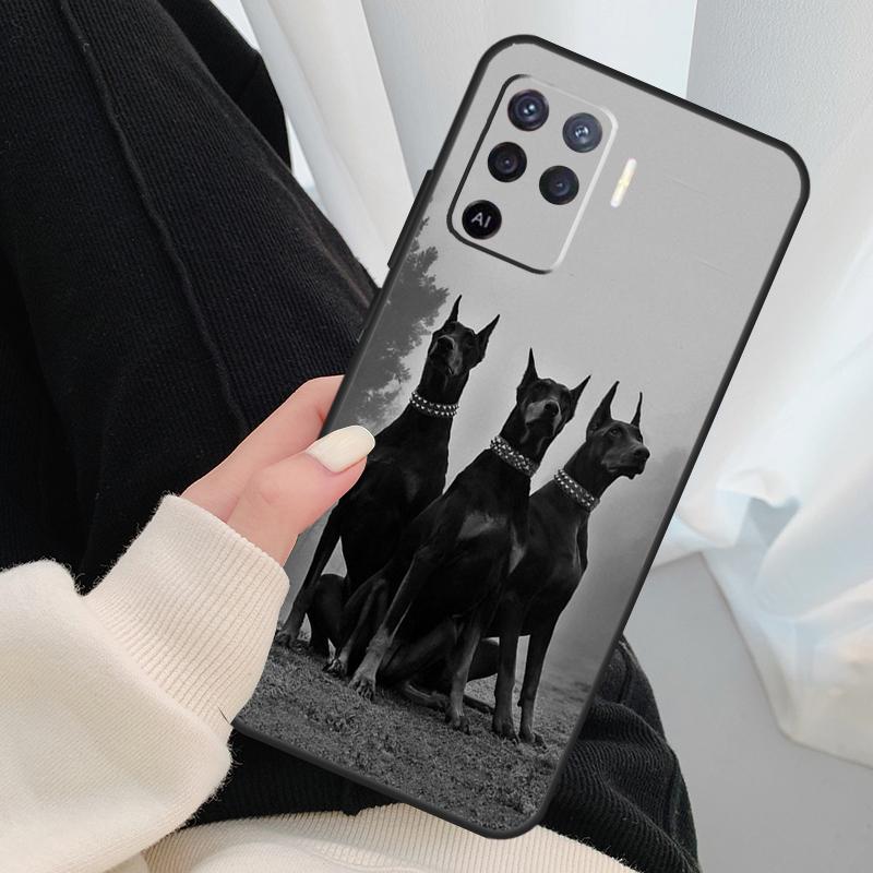 Dachshund Doberman Dog Case For Oppo A40 A60 A80 A5 Pro A15 A16 A17 A57 A77 A94 A74 A54 A76 A96 A18 A38 A58 A78 A98