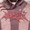 ZYLLO Hip Hop Patch Streetwear Hoodie Y2K Retro Hoodie Sweatshirt Mens Womens New Harajuku Gothic Pullover Hoodie Clothes