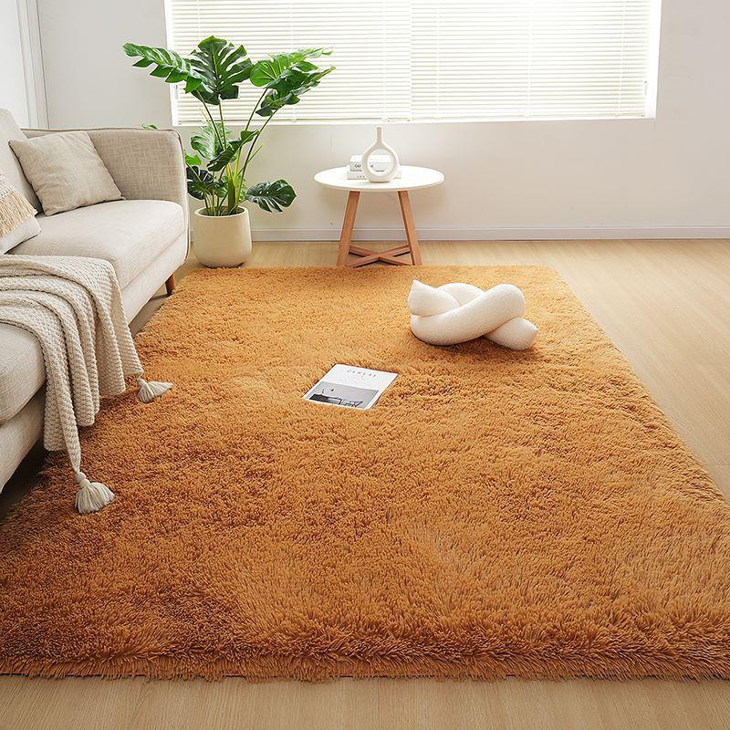 Checkered Plush Rug Soft Fluffy Carpet for Living Room Bedroom Home Decor Shaggy Floor Mat Bedside Rug