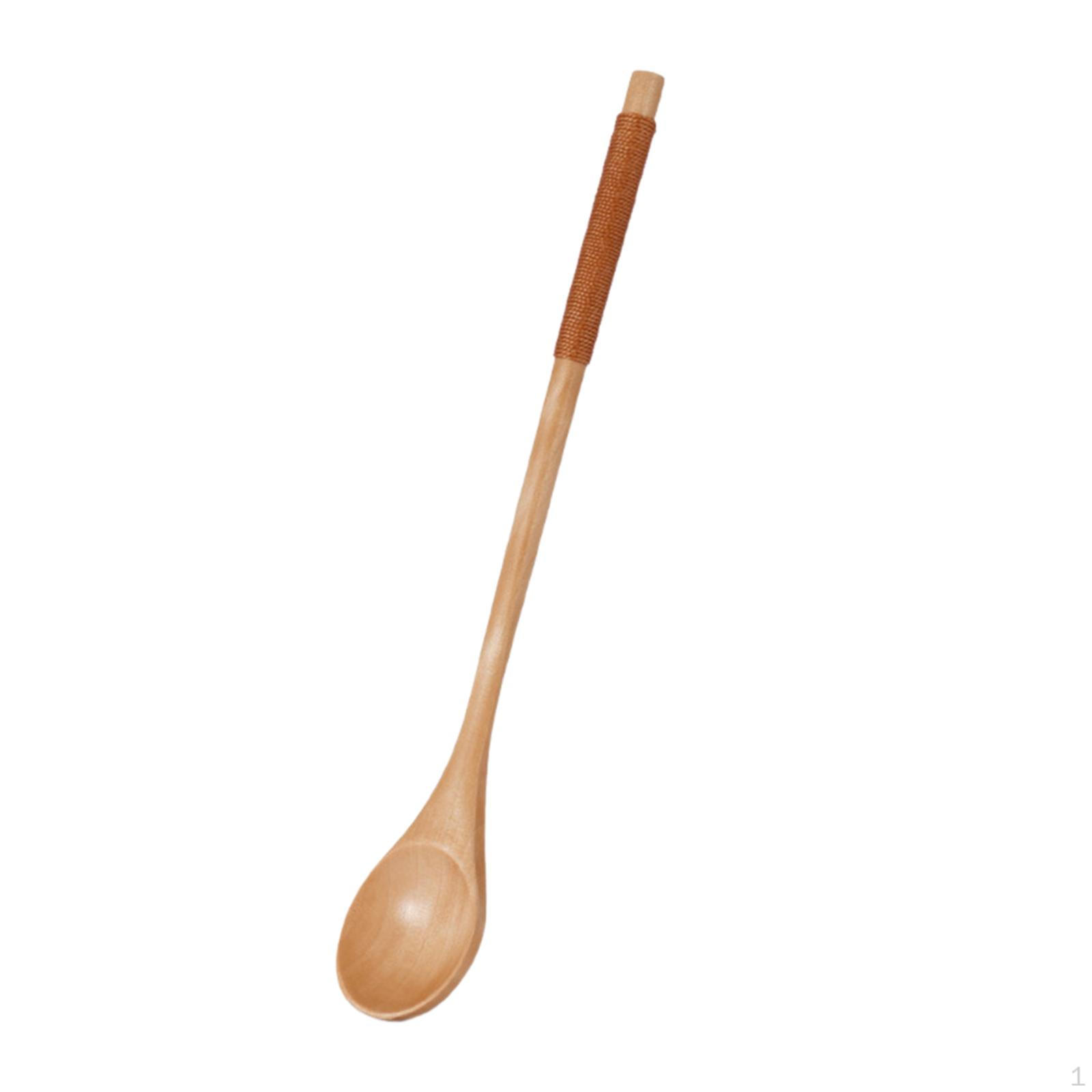 

Деревянная чайная ложка с длинной ручкой для особых случаев