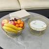 Metal Wire Fruit-Basket Fruit Bowl Modern Fruit-Basket for Vegetable-Snack-Countertop Metal Fruit Tray Table-Centerpiece