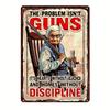 1pc, "The Problem Is Not" Metal Tin Sign (8''x12''/20cm*30cm), Vintage Plaque Decorative Wall Art, Wall Decor, Room Decor
