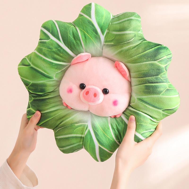 Cute Kawaii Cabbage Pig Doll Funny Stuffed Plush Toy Doll Pillow Birthday Christmas Gift