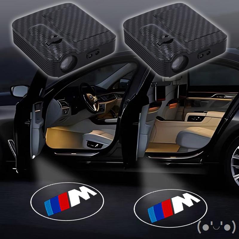 2pcs Car Door HD LED Lamps Projector Courtesy Welcome Lights For BMW F25 F26 F16 F15 F34 F07 F40 F46 G20 G22 G23 G12 F13 Sticker
