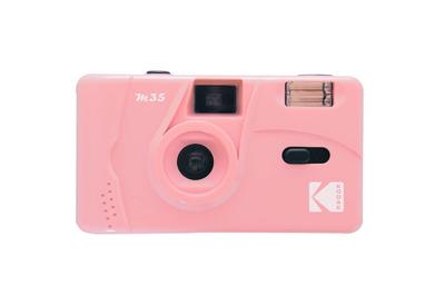 Kodak M35 35mm Film Camera, Fixed Focus, Reusable, Built-in Flash, Easy To Use (Candy Pink)