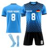 Personalised Shirts Kit Mens Girls With Name Number Custom Football Jerseys For Boys Training Suit