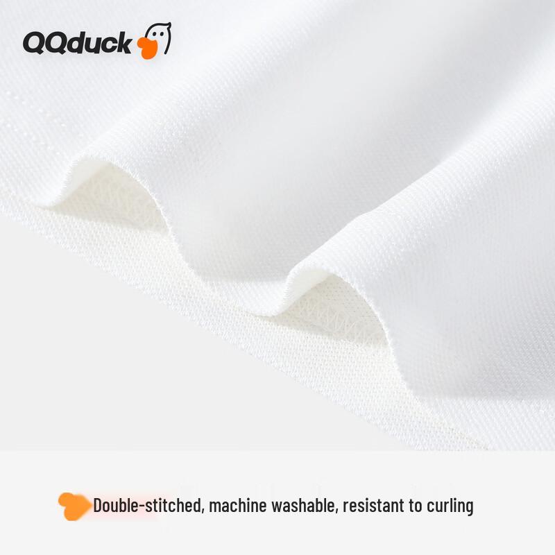 QQ DUCK Girls' Tulip Doll Collar Short Sleeve Polo T-shirt