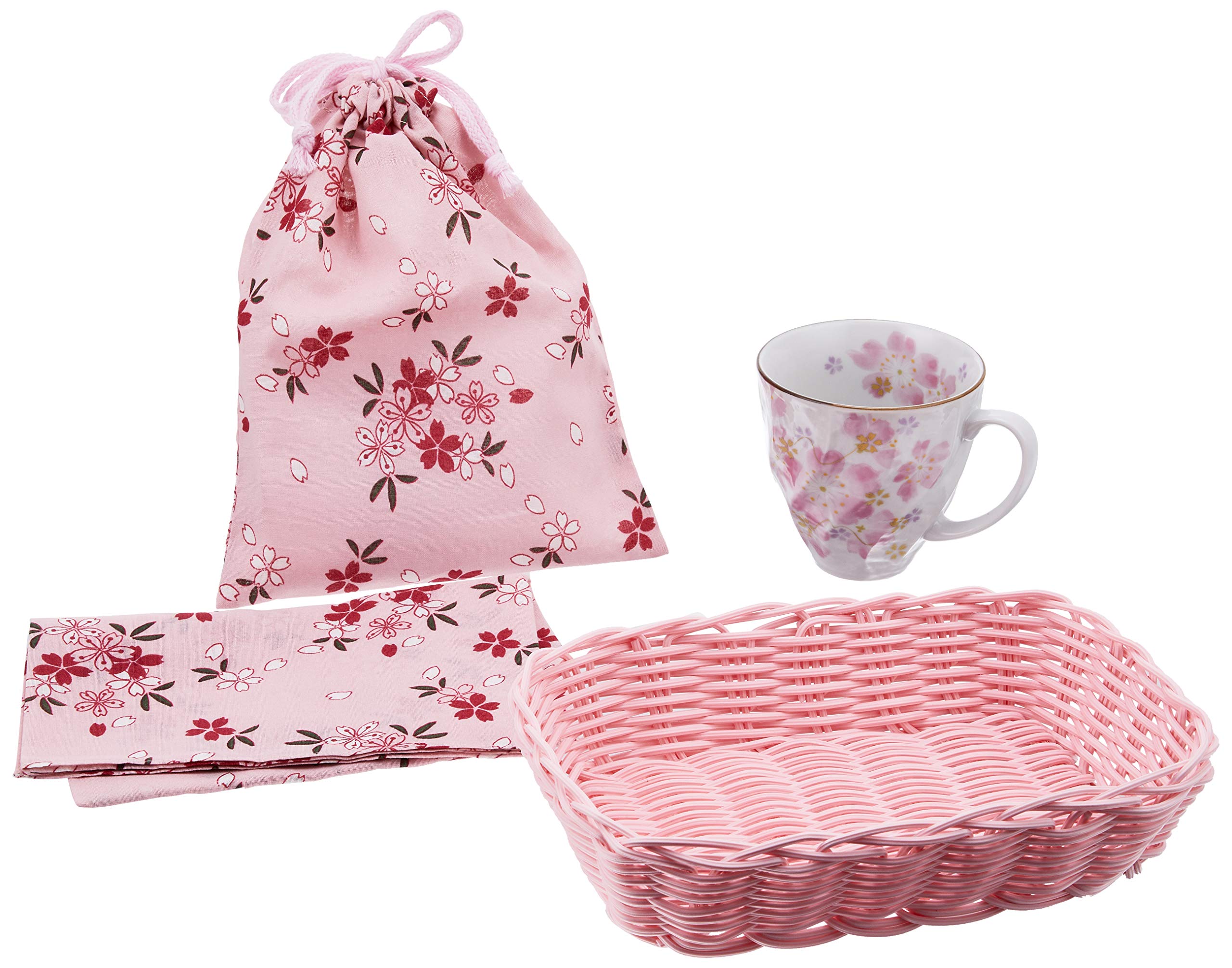 

Ceramic Ai Waai Brand Hana Matsuri Mug Hand Towel Drawstring 40908 & (with Bag)