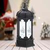 Kerstlantaarnverlichting Retro glazen nachtlampje Creëer sfeer Binnen/buiten Decoratieve LED-ornamenten