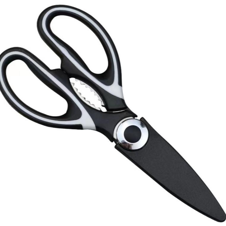 

Сверхпрочные кухонные ножницы из нержавеющей стали, многофункциональные ножницы для разделки птицы и костей рыбы Panda