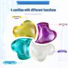 Quick & Convenient Multi-Chamber Laundry Gel Pods - Highly Concentrated for Home Use