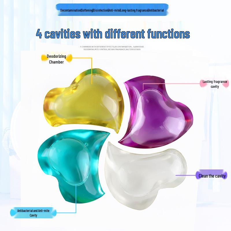 Quick & Convenient Multi-Chamber Laundry Gel Pods - Highly Concentrated for Home Use