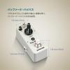 SONICAKE Trio Rider Guitar Pedal Mini Pedal for Electric Guitar and Durable Metal Footswitch Overdrive Pedal Trio Rider Bass,