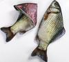 Creative Realistic Crucian Carp Pencil Case, Funny Fish Shaped Stationery Pouch for Students