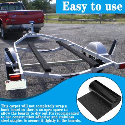 Boat Trailer Bunk Carpet Marine Bunk Boat Protect Felt Carpet Boat Trailer Waterproof Boat Padding Garage Dock Boat Accessories