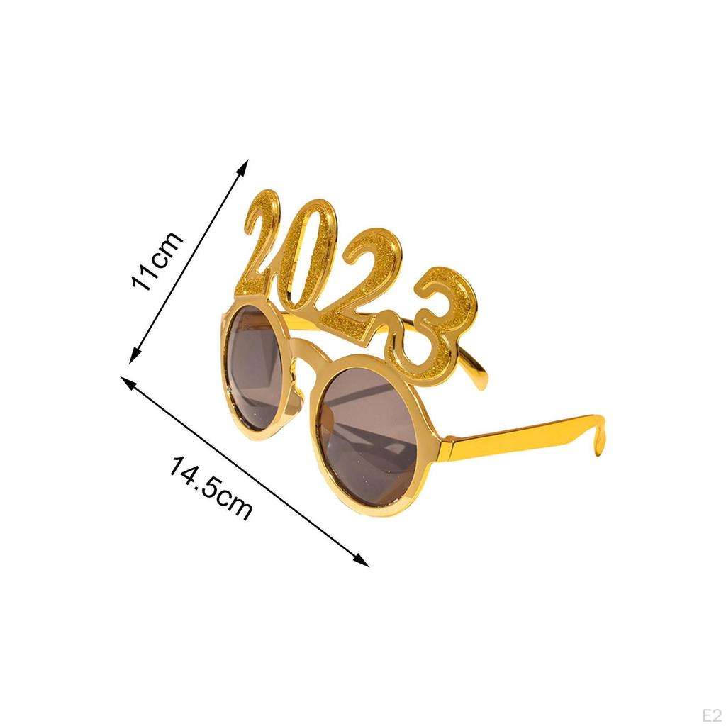 Funny Glasses,Eve Party Supplies Decorations Photo Prop,New Years Glasses for Celebration