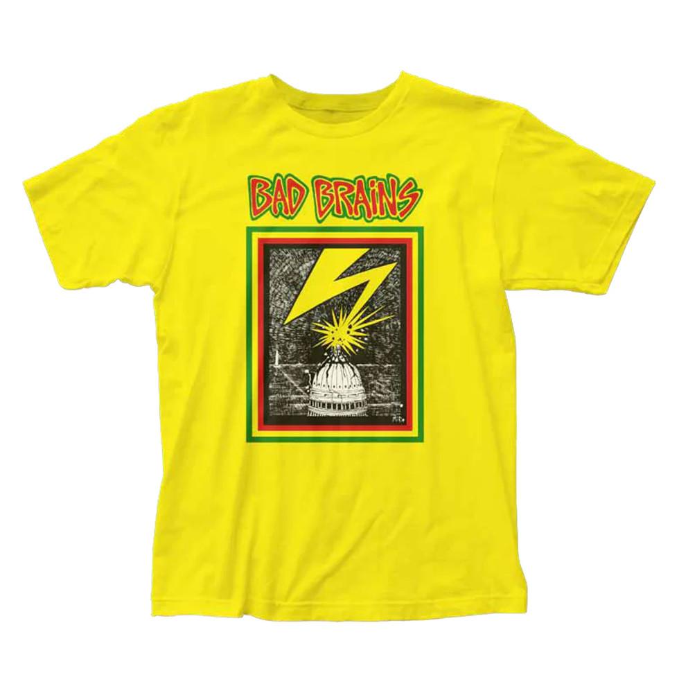 Bad Brains Capitol Yellow Shirt Gift Fans S-234XL Shirt ND001 Unisex T-Shirt L