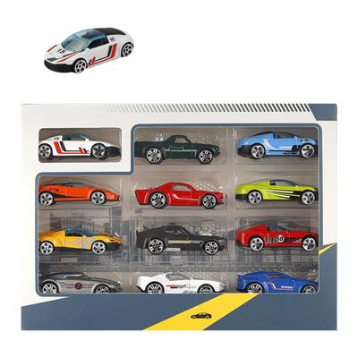 Alloy Car 12pcs, 1:64 Small Car Model, The Best Gift For Children, Simulation Toy Car 6pc, Collectible Ornaments