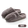 Cotton slippers women's winter home indoor home home warm non-slip thick bottom couple new wool slippers men's autumn and winter