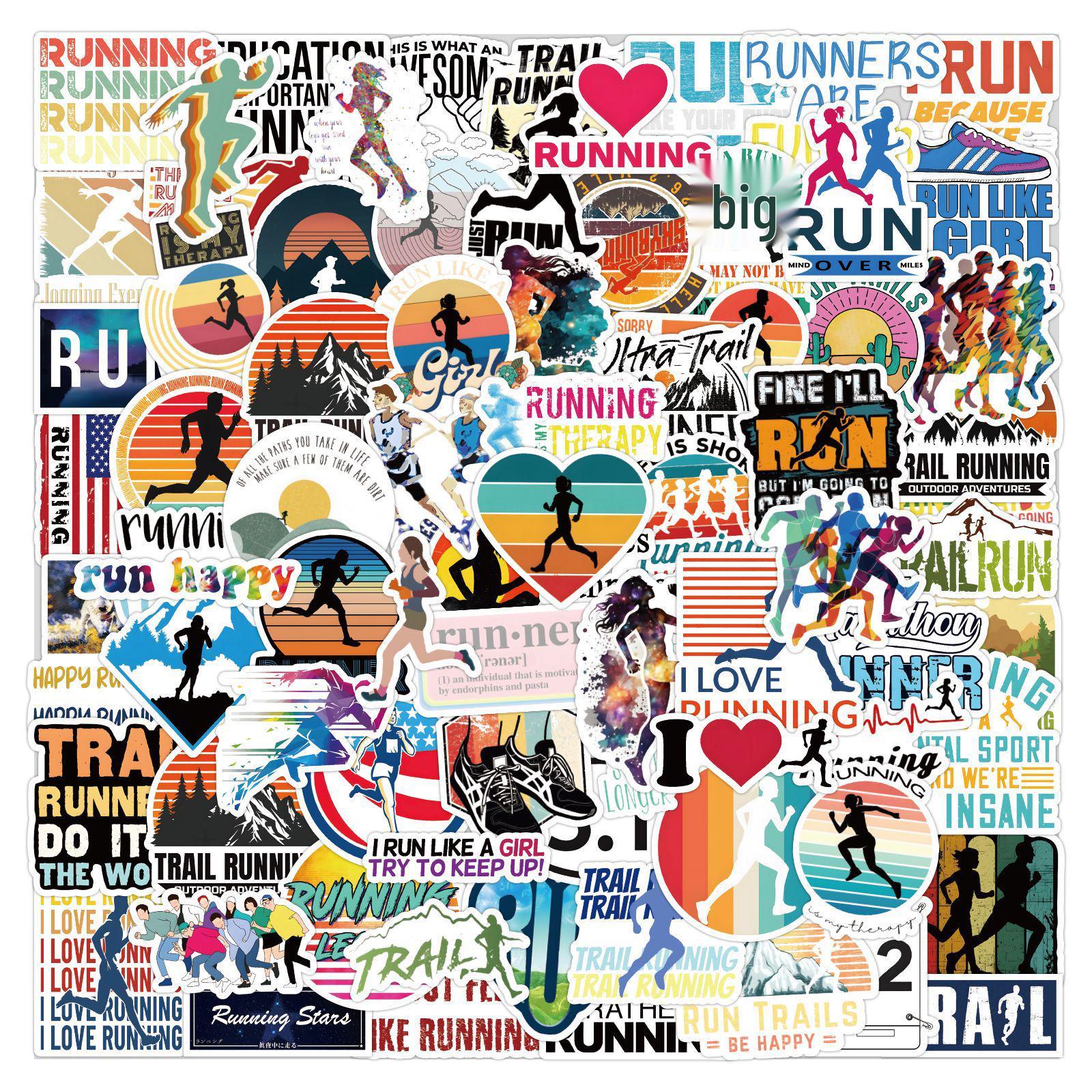 110 Cross-Border Sports Graffiti Stickers for Computers & Phones