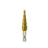 4-32mm/4-12mm/4-20mm Hss Step Drill Bit, Straight Groove Drill Titanium Coated Metal Driller, Drilling Tools Set