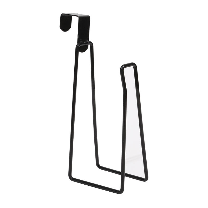 

1 шт. Органайзер-держатель для туалетной бумаги, настенный, для хранения, подставка, кухня, ванная комната, диспенсер для салфеток и полотенец, без сверления чёрный