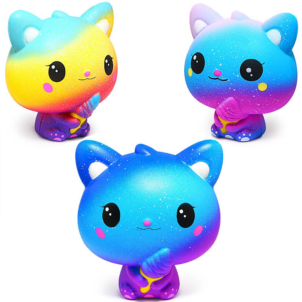 Starry Night Squishy Toy: Deer, Unicorn, Moon Horse, Panda