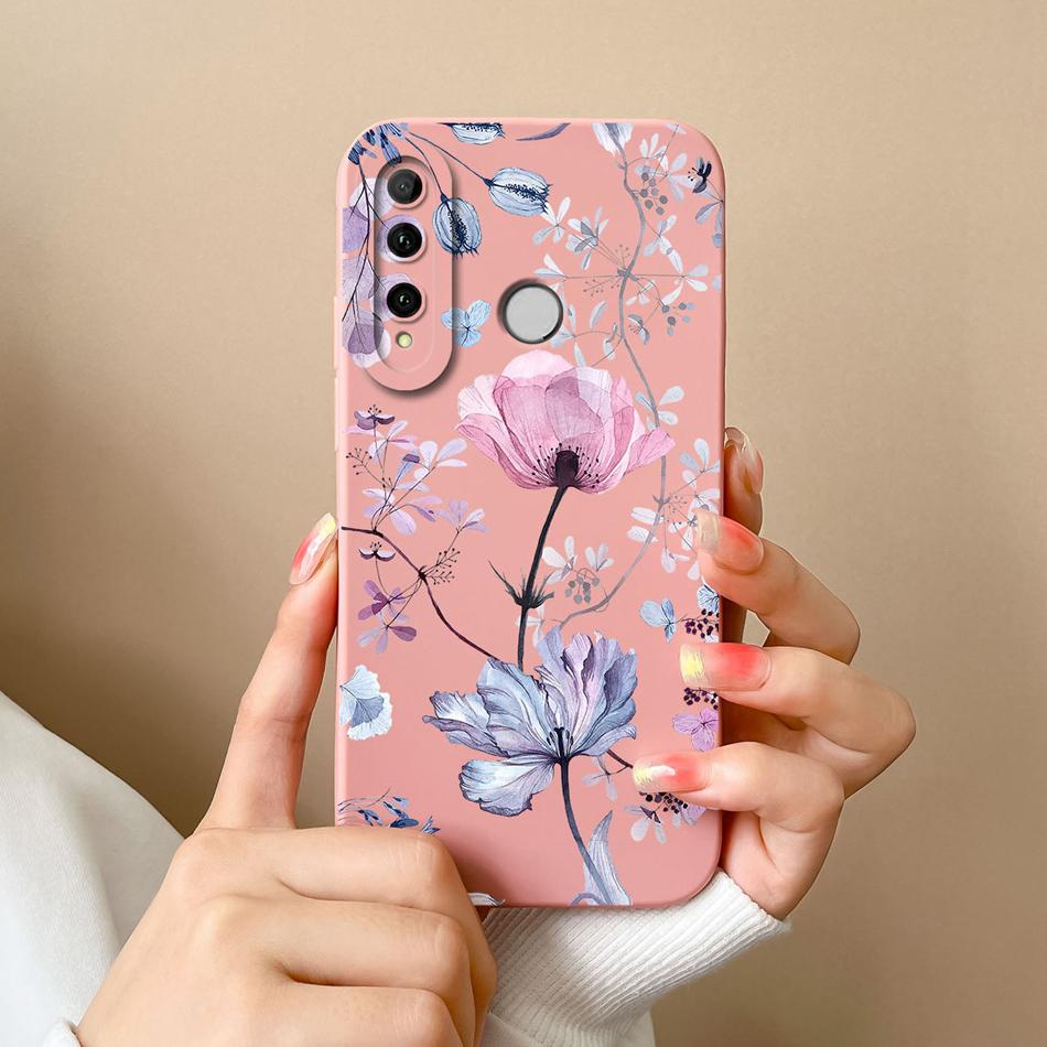 Cover For Honor 20i 20E 20 Lite Pro Case Bear Liquid Silicone Full Coverage Anti Drop Protectors For Honor 20Lite 20Pro Carcasa