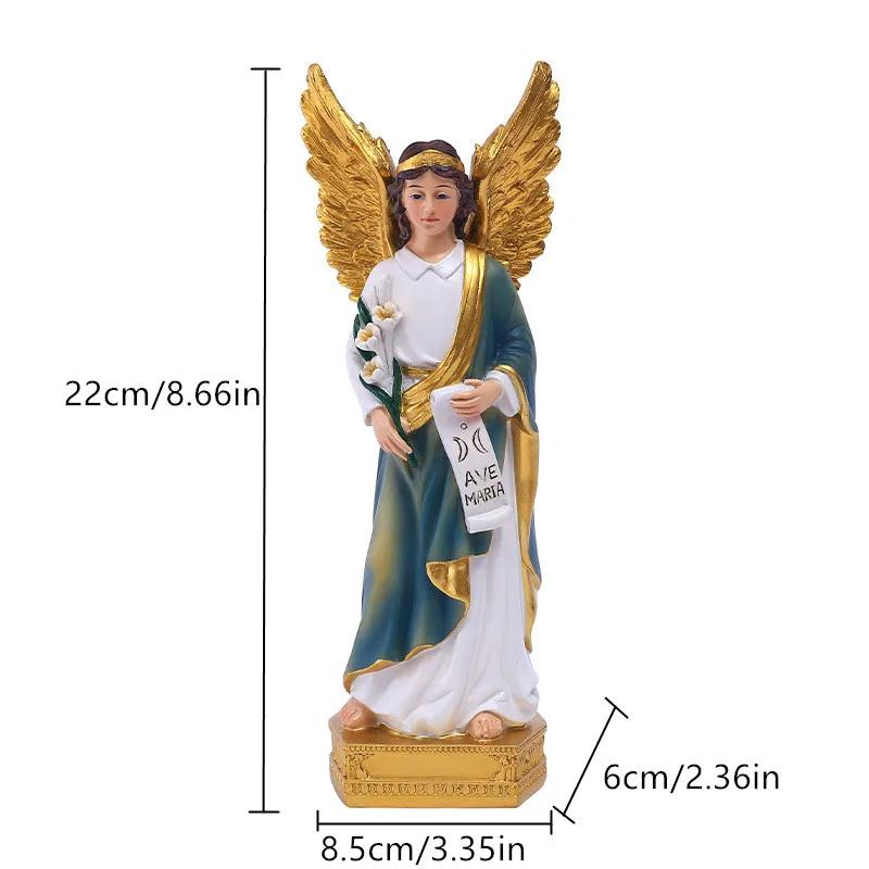 

Класична статуя ангела святого Рафаеля Святого Галлена Орнаменти Різдвяний подарунок Ремесла зі смоли