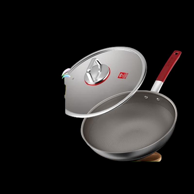 Kambach 32cm Titanium Non-Stick Wok with Lid