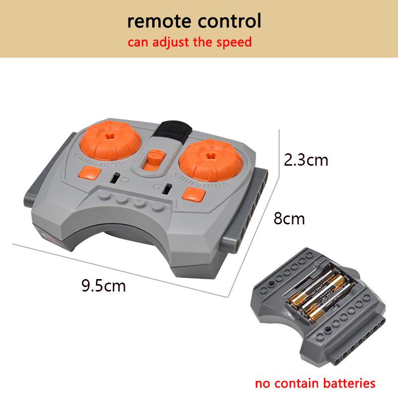Building Block Motor Lithium Battery Functions Toys Tool Servo Remote Motor PF Model Sets Compatible with Lego High-tech Parts