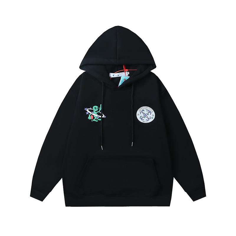 Daisy Donald Duck Collab Hoodie: Warnband & Pfeil für schmelzendes Eis