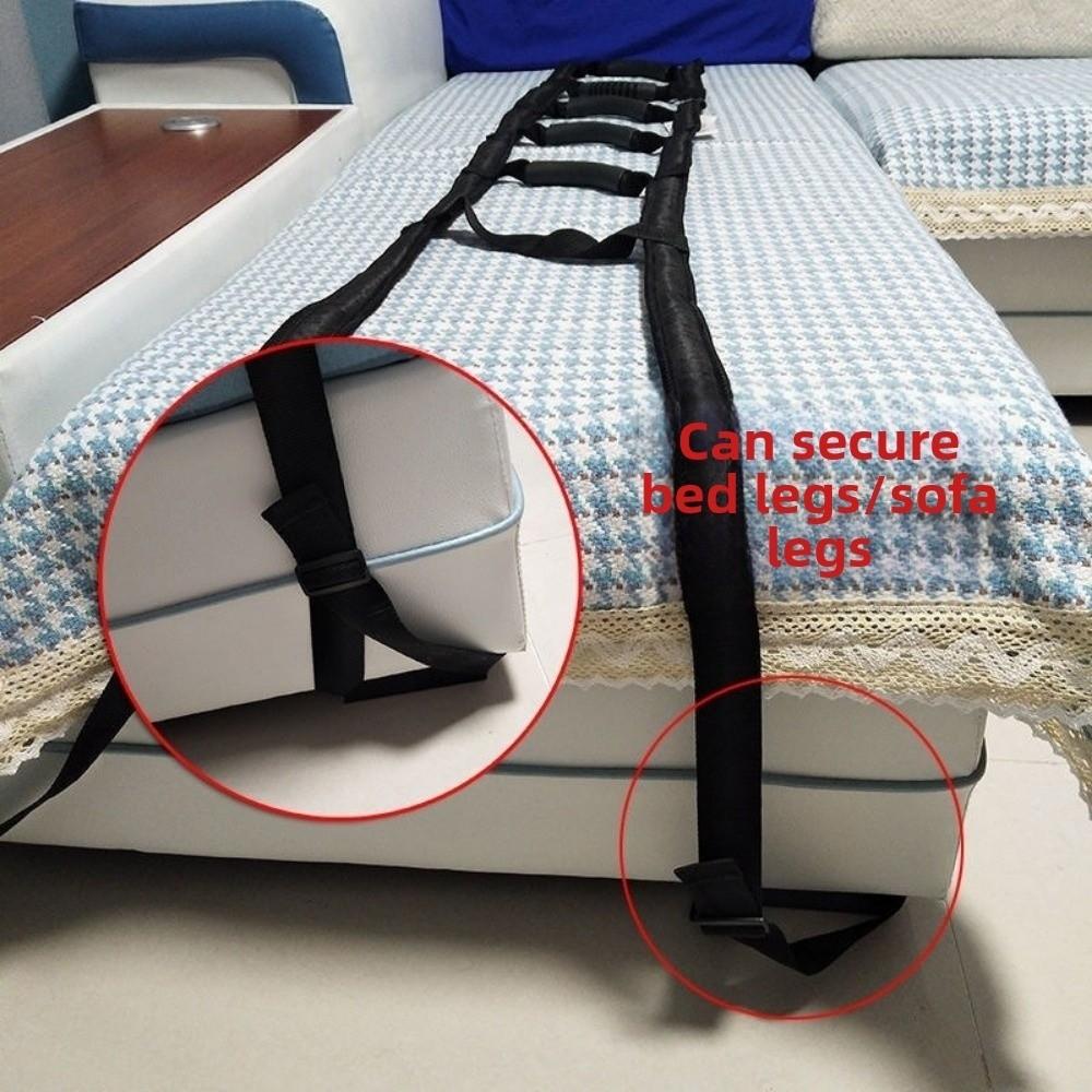 Elderly Get Up Aid Nylon Transfer Belt Elderly Mobility Aid for Safe Sitting/Standing Assistance Patient Lift Assist Strap