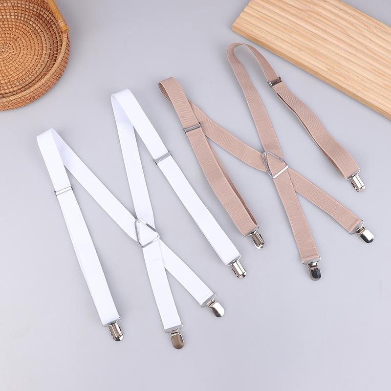 Elastic Adjustable Suspenders For Adults And Kids - Men Women Braces Suspender Set For Children Boys Girls Wedding Accessories
