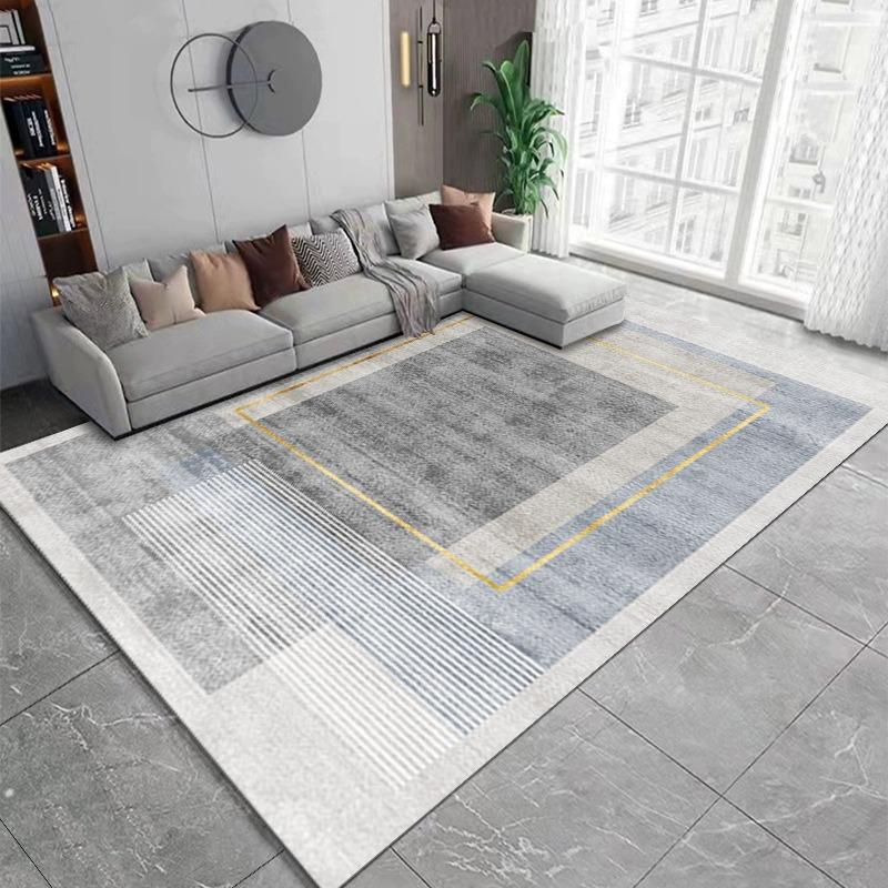 Modern Minimalist Ins Style Carpet Nordic Minimalist Versatile Anti Slip Floor Mat Light Luxury Bedroom Living Room Sofa Mat