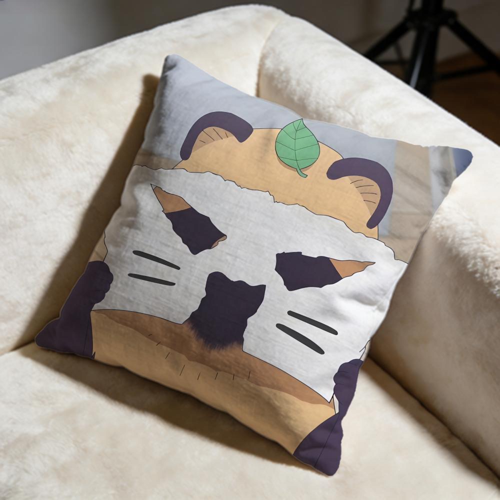 Fashion Wwith You and the Raing Cushion Cover Soft Decorative Pillow Case Suitable for Bedroom Sofa Car Travel Use