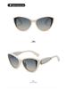 Women's Retro Cat-Eye Polarized Sunglasses - Small Frame, High-End Sun Protection, Korean Street Style