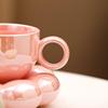Shangqi Macaron Flower Ceramic Coffee Set