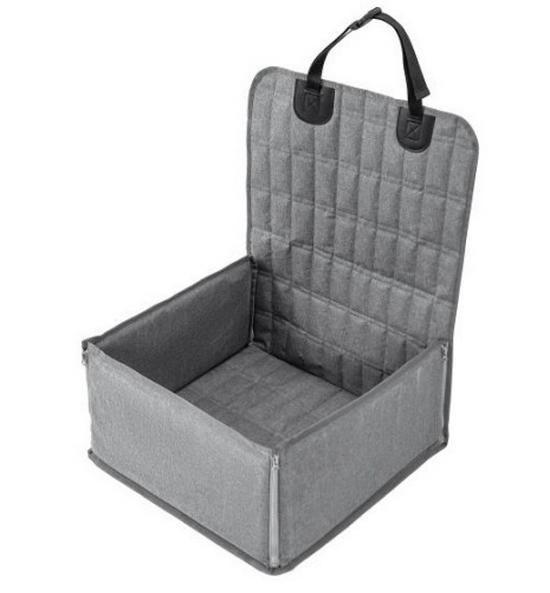 Waterproof Scratch-Resistant Pet Car Seat Cushion for Front Passenger Seat 125x93 cm серый