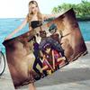 Music Band G-gorillaz Beach Towel Colorful Bath Towels for Girl Microfiber Quick Dry Custom Sand Free Beach Yoga Spa Gym Pool