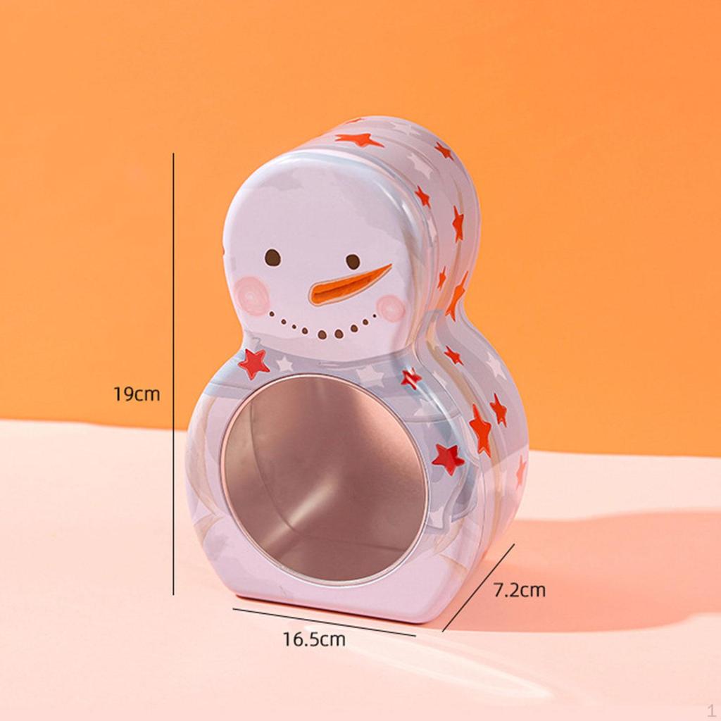 Christmas Candy Box Tins Decoration for Desktop Ornament