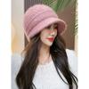 Women's New Winter Knitted Beanie with Squirrel Ear Flaps - Thickened Brim Stylish and Warm Women’s Hat