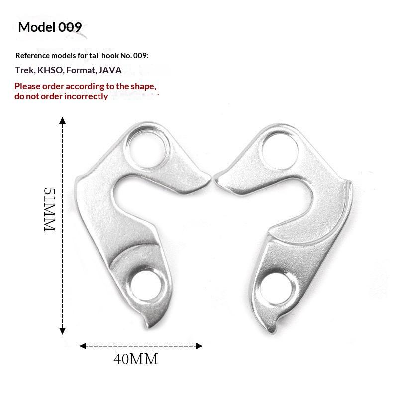 Universal Rear Derailleur Hanger 1PC Durable Anti-Rust Bike Tail Hook for Road Mountain Bicycle Cycling Enthusiasts