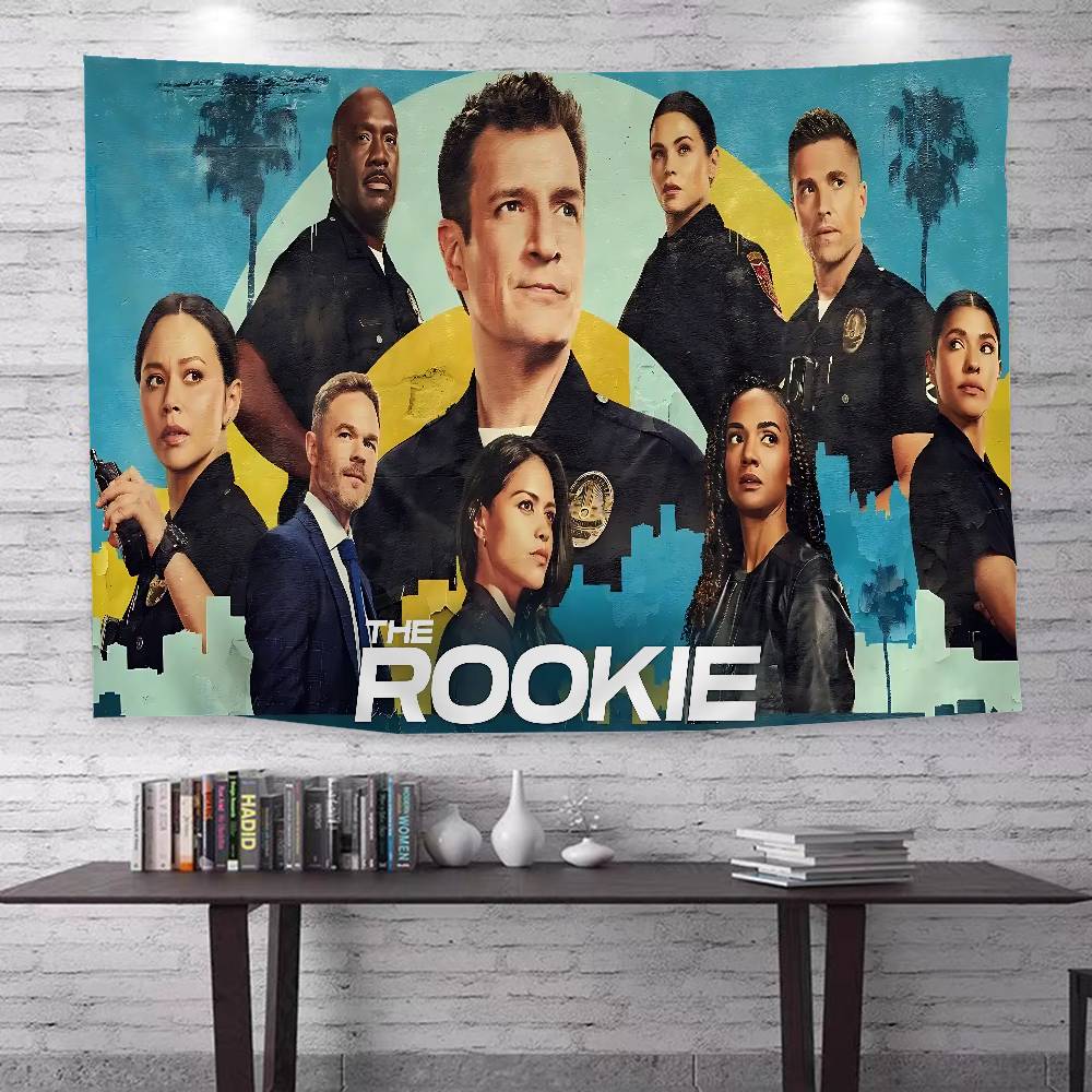 Movie The RRookie Cartoon Tapestry Art Science Fiction Room Home Decor Wall Hanging Sheets